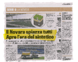 NOVARA BEATS EVERYONE. “Novara beats everyone. The synthetic area has begun." – La gazzetta dello sport – 04/08/2010